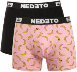 Nedeto 2PACK férfi boxeralsó Nedeto több színű (2NBV10) M