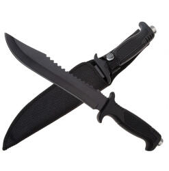 Depox Cutit tactic, DEPOX®, Military Combat, 34 cm, Negru (1930)