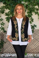 Magazin Traditional Vesta brodata cu model traditional Minodora 3