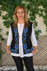 Magazin Traditional Vesta brodata cu model traditional Minodora 2