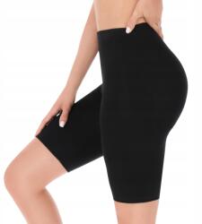  Női kerékpáros rövidnadrág, pamut leggins, farmer, fekete, 5XL