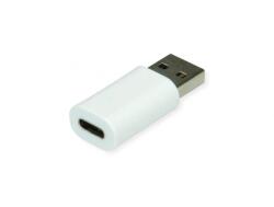Valueline Adaptor USB-A la USB type C Data Lane Blocker T-M Alb, Value 11.99. 8339 (11.99.8339-20)
