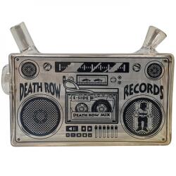 Death Row Records Pipa sticla blunt Bubbler Boom Box gold 13cm (USA)