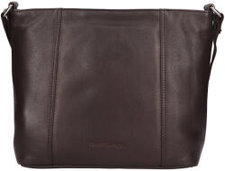 Sendi DESIGN Női bőr crossbody kézitáska SendiDesign Kristy - sötétbarna