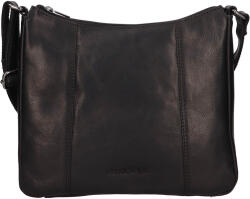 Sendi DESIGN Női bőr crossbody kézitáska SendiDesign Betty - fekete