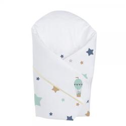 Klups Paturica de infasat pentru bebelusi Klups Baloon, 75x75 cm, bumbac (00085266)