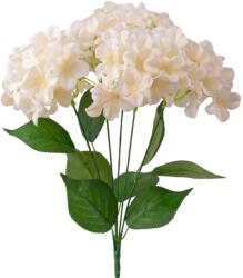 Valex Decor Real touch hortenzia ág, 73cm magas - Krém (LD106-02)