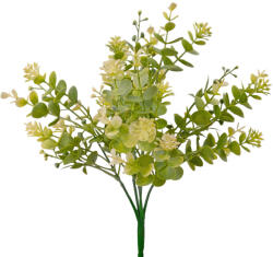 Valex Decor Műnövény bokor, 5 ágú, 34cm magas - Világoszöld (LD100-01)