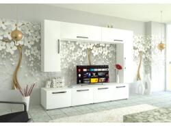 Spectral Mobila Living Armonia V1 MDF Alb Mat - cu manere