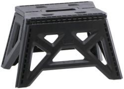 AdTrend Taburet pliabil plastic negru 38 x 26 x 22 cm (120358B)