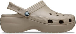 Crocs Saboți Crocs Women's Classic Platform Clog Bej - Taupe 39-40 EU - W9 US