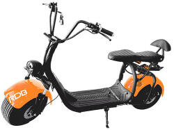 RDB Scuter Electric RDB CC10, 1500W, fara permis, 25km h, autonimie 50 km, baterie 60V 20Ah (RDB-CC10 portocaliu)