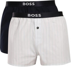 BOSS 2PACK boxeri largi pentru bărbați BOSS multicolori (50535781 499) S (185876)