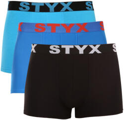Styx 3PACK boxeri pentru bărbați Styx elastic sport multicolori (3G09079) L (185830)