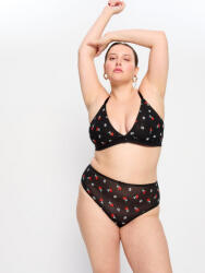 Modibodi Chiloți menstruali Modibodi Intimates V Day Hi Waist Brief Moderate-Heavy Black Rose (MKMIVDHWBMHBR) XS (184862)