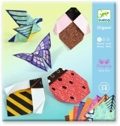 DJECO Joc creativ origami Djeco, Micii locuitori ai grădinii (DJ08707)