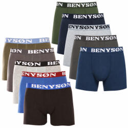 Benysøn 10PACK boxeri pentru bărbați Benysøn multicolori (4001/4002) XXL (185939)