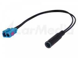 4CarMedia Cablu adaptor antena mama DIN - Fakra mama x2 Audi Seat Skoda VW 4CarMedia (ZRS-FAKRAX2-DIN)