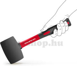 Shijing 6011 gumikalapács fekete 960 g, profi