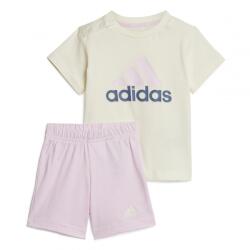 Adidas Set Adidas BL CO tricou și pantaloni scurți din bumbac organic pentru copii IS2513 (IS2513)