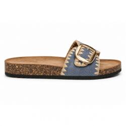 BLY Soledad Gitana Fibbia papucs (10004663AZZURRO40)
