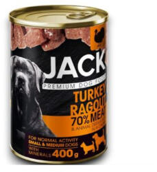 Jack kutya konzerv ragu pulykahússal 400g