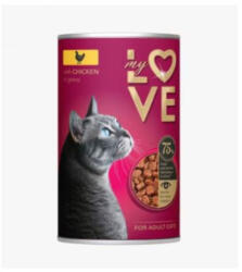 My Love teljes értékű macskakonzerv csirkével 415g