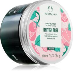 The Body Shop British Rose Body Butter unt pentru corp cu aromă de trandafiri 400 ml