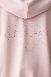 Guess Jeans суичър с цип и качулка дамски от памук (W6YQ10.K3872)