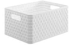 Rotho A4 Country Tárolódoboz, 18 l, fehér (1115301100)
