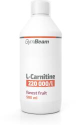 GymBeam zsírégető L-karnitin 500 ml, erdei gyümölcsökkel