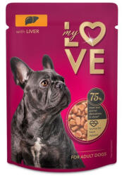 My Love -My Love teljes értékű, szaftos alutasakos eledel felnőtt kutyáknak Halakkal 100g - webshop