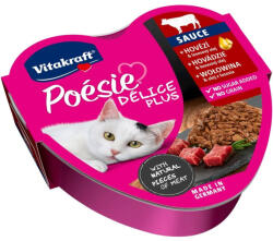 Vitakraft Poésie Delice Plus macskaeledel marha 85g - webshop