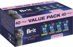 Brit -Brit Premium by Nature Cat Value Pack for Sterilised Cats 40 pcs - webshop