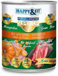 Happy&Fit Superior Dog Monoprotein Konzerv Marhahús sütőtökkel 800g - grandopet