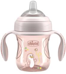 Chicco Transition, füllel, 200 ml, rózsaszín