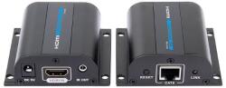 PremiumCord HDMI extender 60m-es távolságig Cat6 / Cat6a / Cat7 kábel segítségével (khext60)