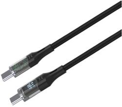 FIXED Cable USB-C to USB-C, PD, 1, 2m, USB 2.0, 100W, fekete (FIXDD-CC12-BK)
