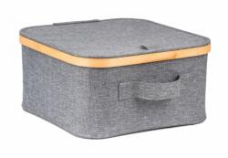 G21 30×30×15 cm bambusz, fedéllel, szürke (UBG21BAM005G)
