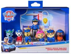 PAW Patrol Set 7 figurine Paw Patrol, Echipa Cauta si Salveaza Figurina