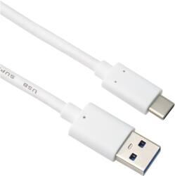 PremiumCord USB-C - USB 3.0 A (USB 3.2 generation 2, 3A, 10Gbit/s) 0, 5m, fehér (ku31ck05w)