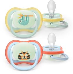 Philips SCF376/24 Ultra Air éjszakai cumi, 0-6 hónap, 2 darab