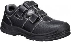 Portwest Pantofi de protectie cu bombeu metalic S1P ESD SR FO Portwest, negru/albastru, marimea 41 FS70BKB41