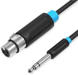 Vention 6.3mm Male to XLR Female Audio Cable 3m Black (BBEBI)