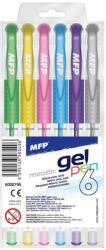 MFP zselés toll készlet METALIC, 6 darab GM1038