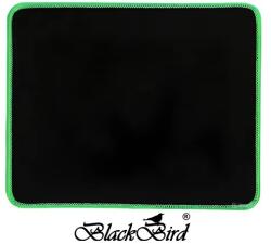 BlackBird Egérpad Gamer NanoGlide 21x25cm 3mm vastag zöld varrott szegély - notebook