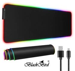 BlackBird Egérpad Gamer MZ-RGB NightHalo 90x40cm 3mm vastag RGB világítással - notebook