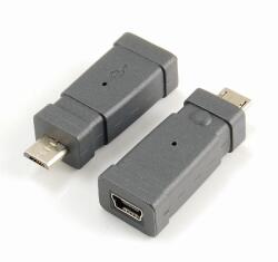 PremiumCord USB átalakító Mini 5 PIN/female to Micro USB/male (kur-25)