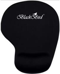 BlackBird Egérpad Office FocusPad ergonómikus zselés fekete - notebook