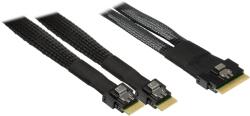 Inter-Tech (SFF-8654 8i) Slim SAS to 2x (SFF-8654 4i) Slim SAS, 0, 7 m (88885662)